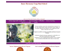 Tablet Screenshot of innerharmonyfengshuischool.com